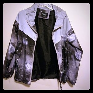 Galaxy windbreaker jacket